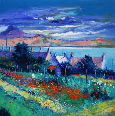 The Abbey flowerbeds Iona 36x36